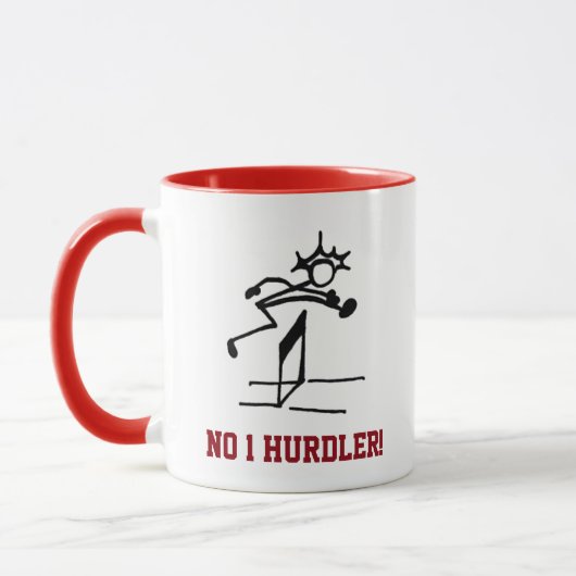 Nr. 1 Hurdler Red Tasse (Links)