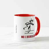 Nr. 1 Hurdler Red Tasse (VorderseiteRechts)