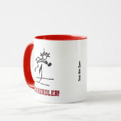 Nr. 1 Hurdler Red Tasse (Vorderseite Links)