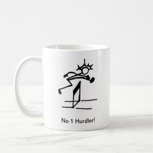 Nr. 1 Hurdler Tasse Track und Field