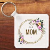 Nr. 1 Müttertagskommentar Schlüsselring Schlüsselanhänger (Vorderseite)
