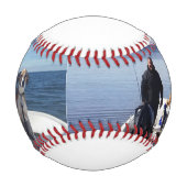 Nr. 1 Opa Personalisiert Foto Baseball (Vorderseite)