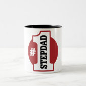 Nr.1 Stepdad Zweifarbige Tasse (Mittel)