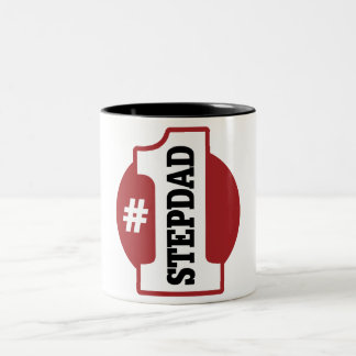 Nr.1 Stepdad Zweifarbige Tasse