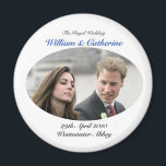 Nr. 1 The Royal Wedding William & Catherine Magnet<br><div class="desc">Nr. 1 der William Collection. The Royal Wedding William & Catherine 29. April 2011</div>
