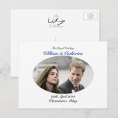 Nr. 1 The Royal Wedding William & Catherine Postkarte (Vorne/Hinten)