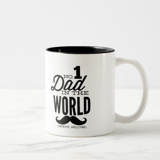 Nr.1 Vater in der Tasse der Weltmustache (Rechts)