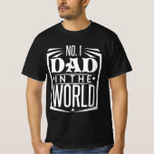 Nr. 1 Vater in der Welt T-Shirt (Vorderseite)