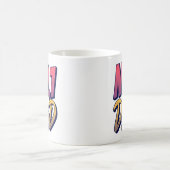 Nr. 1 Vater Text Vatertag Kaffeetasse (Mittel)