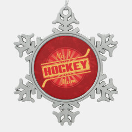 Nr. 1 Weihnachtsbaumdekoration Schneeflocken Zinn-Ornament