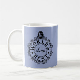 Nr.1 Weltbeste Vater-Custom Black Line Typografie Kaffeetasse