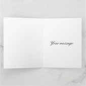 Nr.1 Weltet beste Vater-Custom-Typografie White Pr Karte (Innenseite)