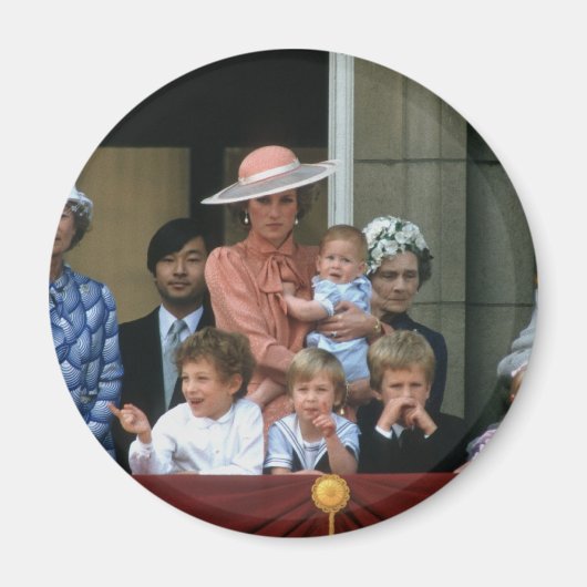 Nr.20 Prince William Buckingham Palace 1985 Magnet (Vorne)