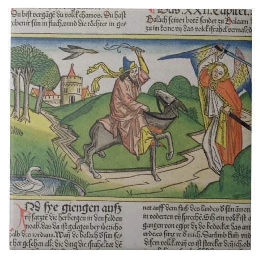 Nr. 22 20-35 Balaams sprechenEsel, vom 'N Fliese (Vorderseite)