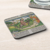 Nr. 22 20-35 Balaams sprechenEsel, vom 'N Getränkeuntersetzer (Linke Seite)