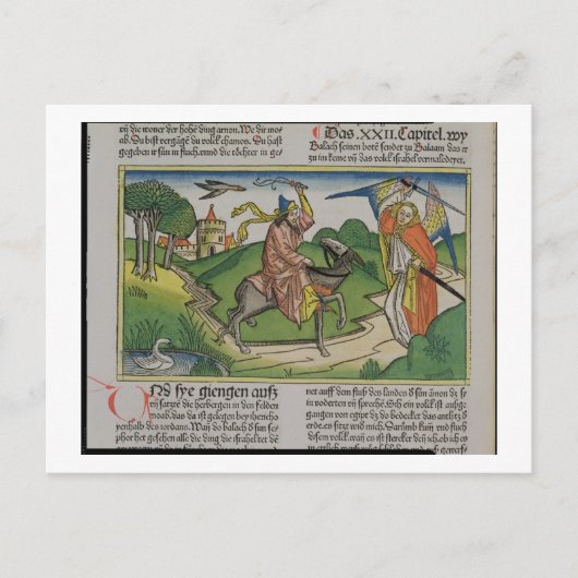 Nr. 22 20-35 Balaams sprechenEsel, vom 'N Postkarte (Vorderseite)