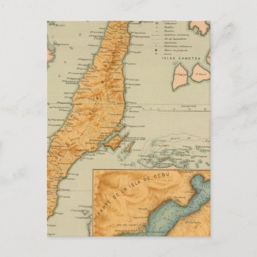 Nr. 22 Cebu Postkarte (Vorderseite)