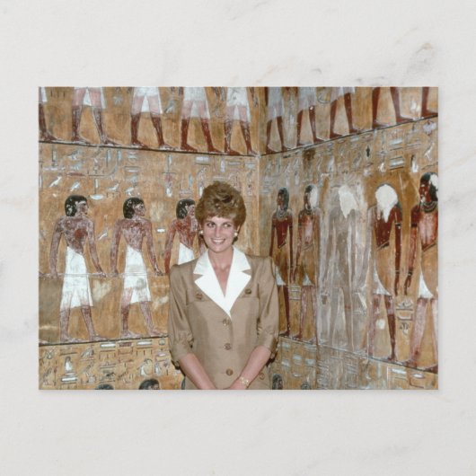 Nr. 230 Prinzessin Diana Ägypten 1992 Postkarte (Vorderseite)
