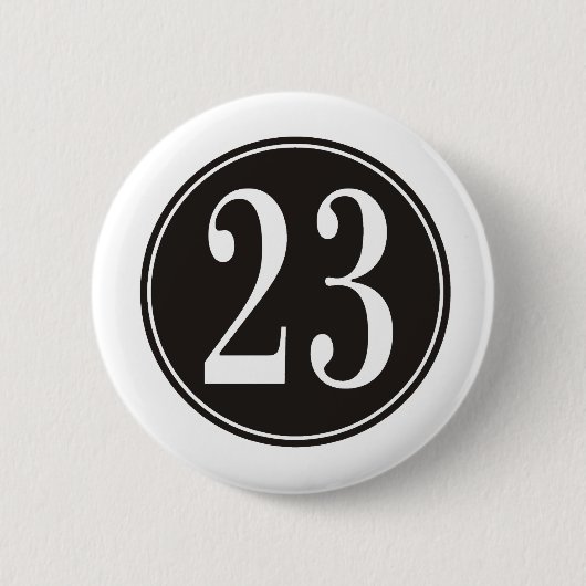 Nr. 23 - Schwarzer Kreis (Front) Button (Vorderseite)