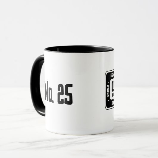 Nr. 25 Emblem Tasse (Vorderseite Links)