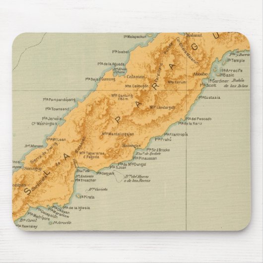 Nr. 25 South Paragua, Balabac Mousepad (Vorne)