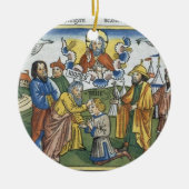 Nr. 27 18-23 Moses legt seine Hand nach Joshua, Keramikornament (Vorne)