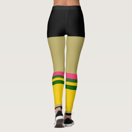 Nr. 2 Bleistift Kniesocken Leggings - Lehrergesche (Rückseite)