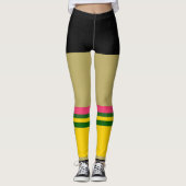 Nr. 2 Bleistift Kniesocken Leggings - Lehrergesche (Vorderseite)