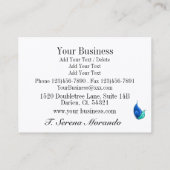 Nr. 2 Ihre Visitenkarte - Blumenschmetterlingsprof (Rückseite)