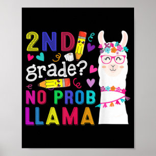 Nr. 2. Klasse Llama Lehrer zurück zur Schule für Poster