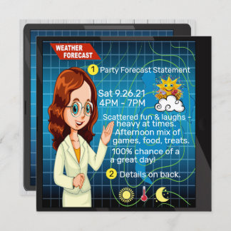 Nr. 2 Spaß in der prognostizierten Party Einladung