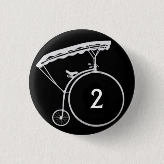 Nr. 2 Umkehrendes Abzeichen Button (Vorderseite)