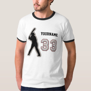 Nr.33 Hitter-Uniform - coole Baseball-Stiche T-Shirt
