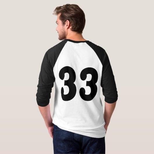 Nr. 33 T-Shirt (Schwarz voll)