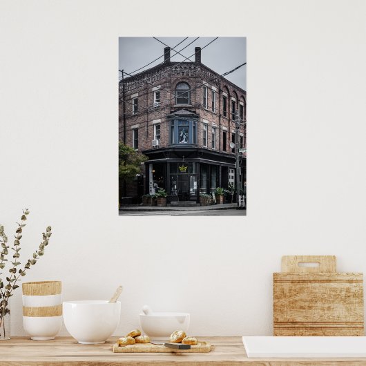 Nr. 354 King St E 1 Farbversion Poster (Küche)