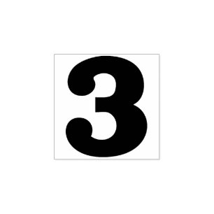 Nr. 3 gummistempel
