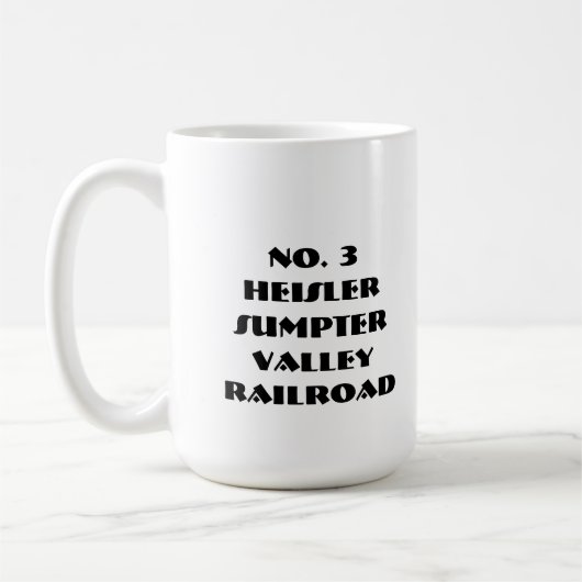 Nr. 3- HeislerSumpter Tal-Eisenbahn Kaffeetasse (Links)