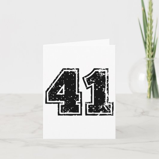 Nr. 41 Vierziges Verkaufskatalog Karte (Vorderseite)