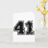 Nr. 41 Vierziges Verkaufskatalog Karte (Gelbe Blume)