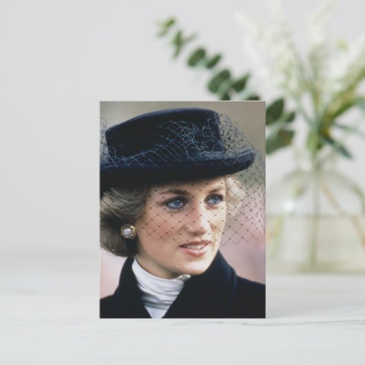 Nr.44 Princess Diana France 1988 Postkarte (Stehend Vorderseite)