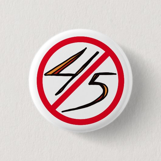 Nr. 45 Round-Button Button (Vorderseite)