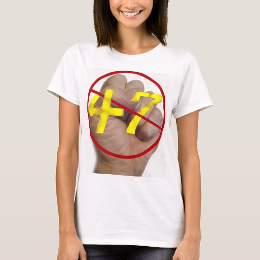 Nr. 47 T - Shirt von Frauen (Vorderseite)