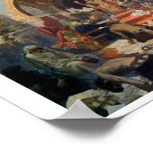 Nr. 4 The Bulgarian Zar Simeon, Mucha Poster (Ecke)