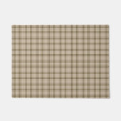 Nr. 59 des Tartan-kariertes Brown, Beige u. grünes Fußmatte (Vorderseite)