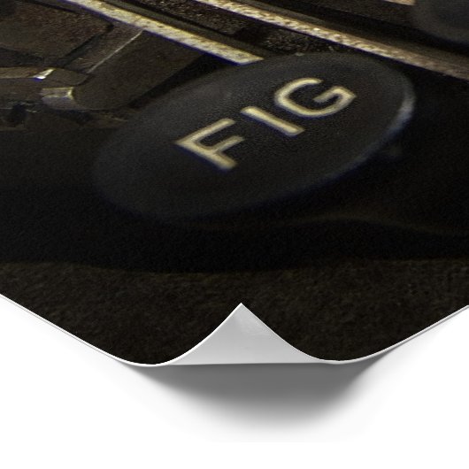 Nr. 5 BLICKENSDERFER TYPEWRITER Poster (Ecke)