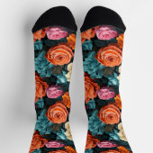 Nr. 8 Crews mit Blumenmuster Socken (Oben)