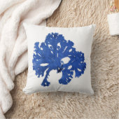Nr. 9- Seekunstdekor der blauen Meerespflanze Kissen (Decke)