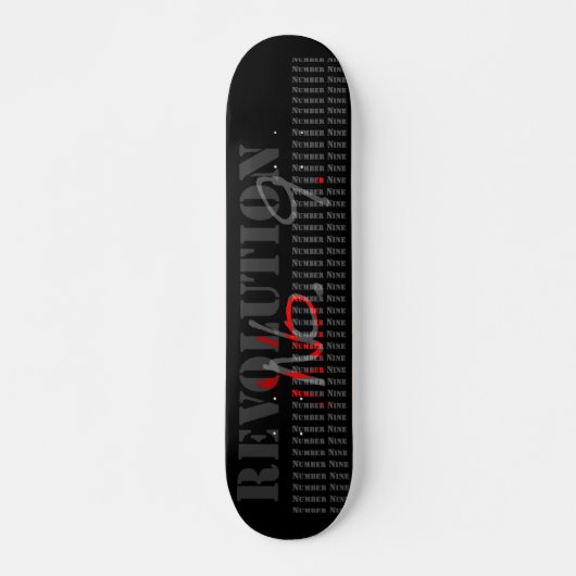 Nr. 9 skateboard (Vorne)