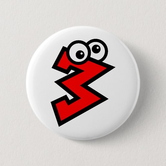 Nr. drei button (Vorderseite)