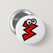 Nr. drei button (Vorne & Hinten)
